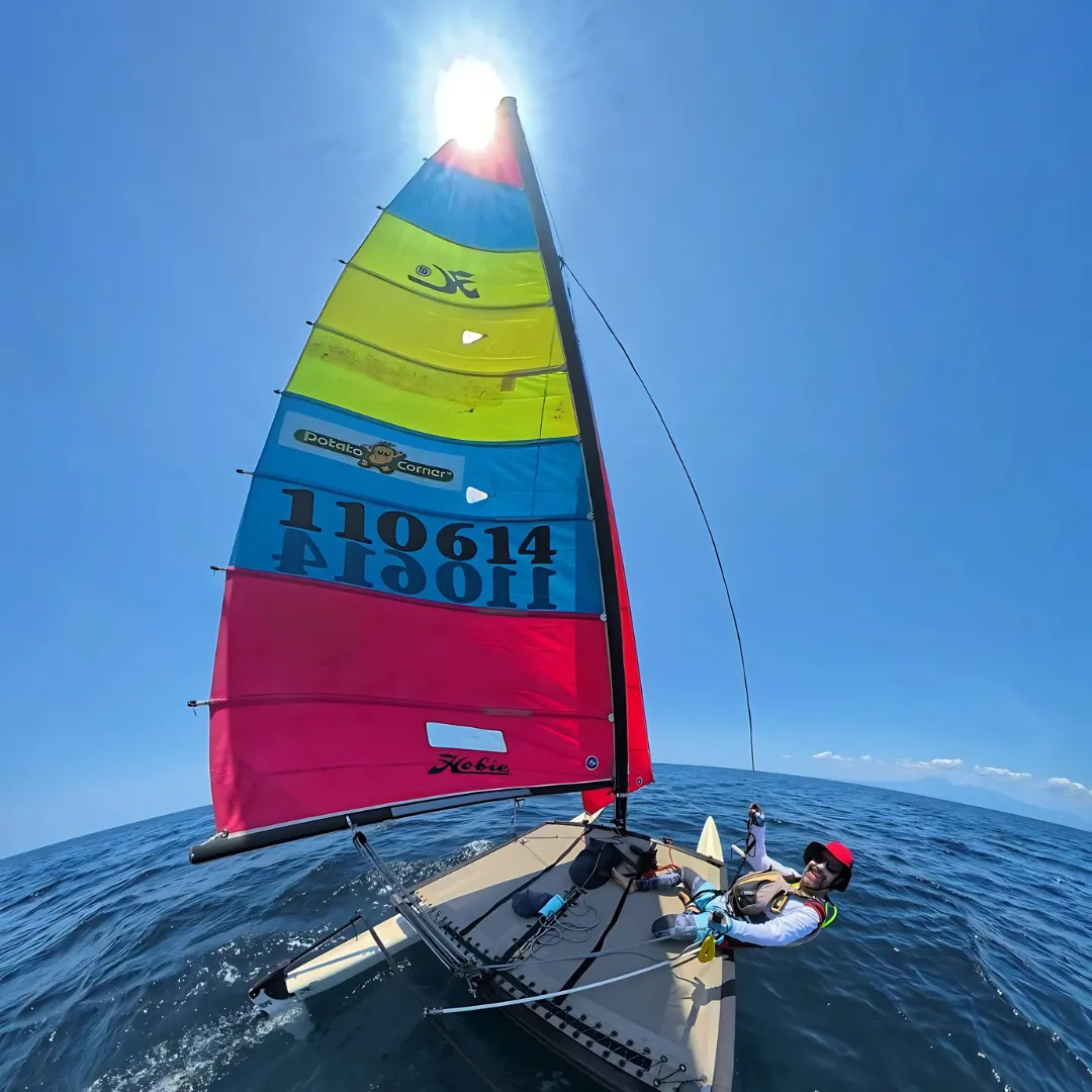 Trimmed for the trade winds